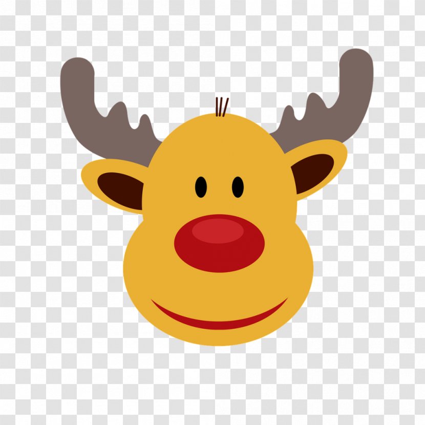 Rudolph Santa Claus's Reindeer Christmas - Gift Transparent PNG