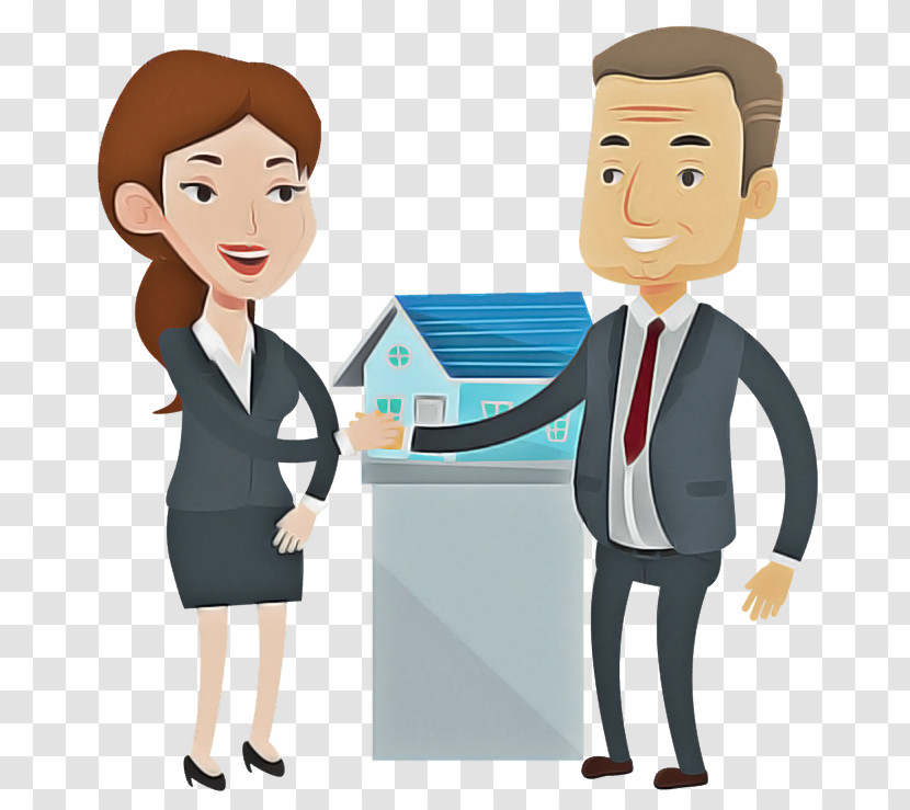 Cartoon Job Conversation White-collar Worker Business Transparent PNG