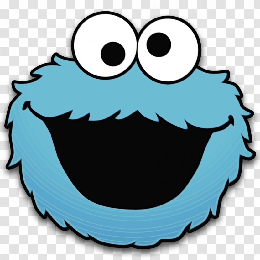 Sesame Street - Watercolor - Sticker Mouth Transparent PNG