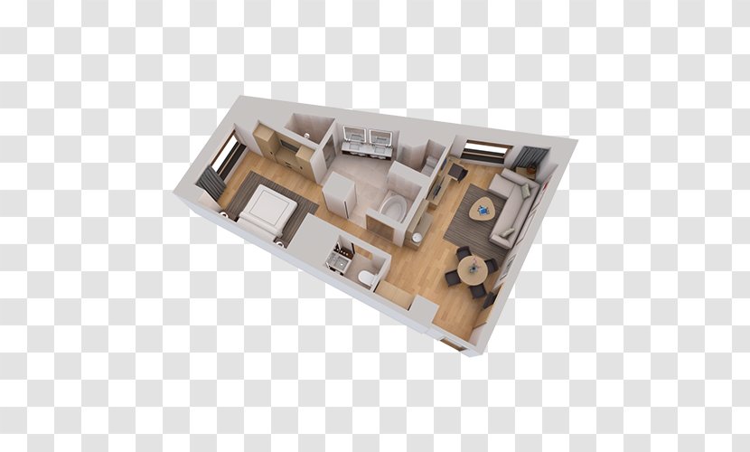 3D Floor Plan House - Building Transparent PNG