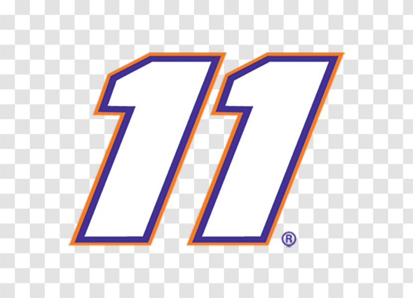 Daytona 500 Monster Energy NASCAR Cup Series Decal Denny Hamlin - Blue - 11 Transparent PNG