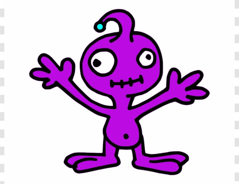 Extraterrestrial Life Alien Cartoon Clip Art - Watercolor - Cute Pics Transparent PNG