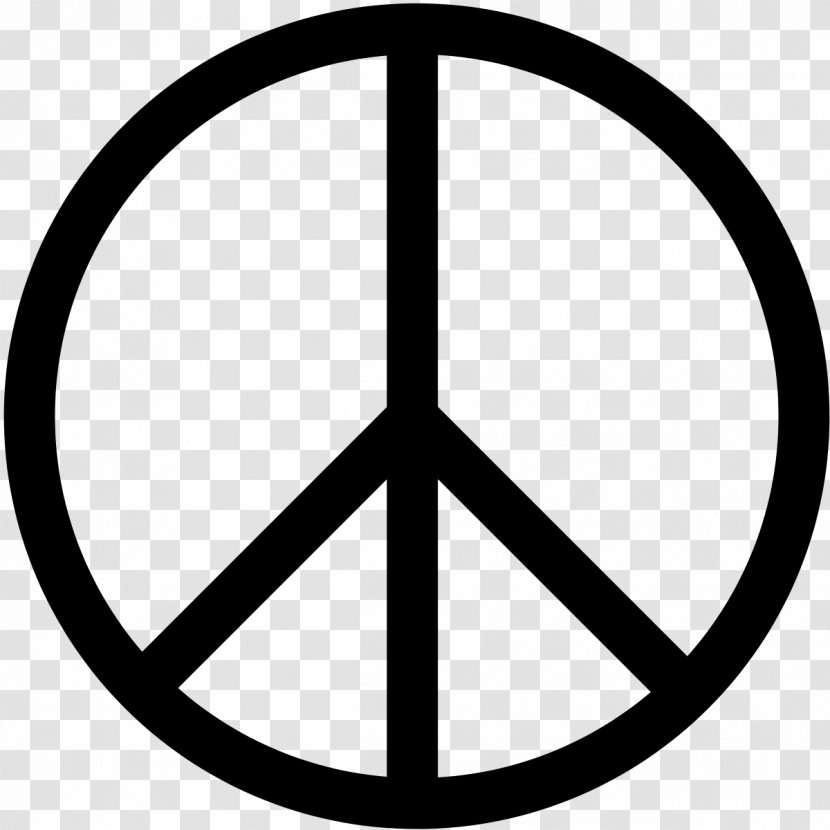 Peace Symbols Campaign For Nuclear Disarmament - Antiwar Movement - Symbol Transparent PNG