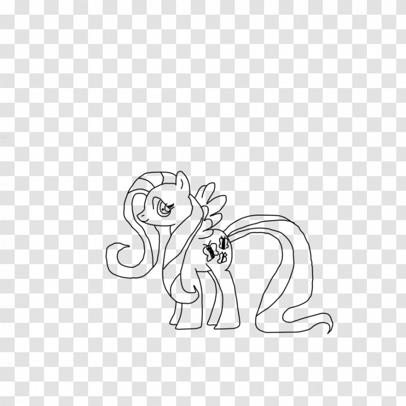 Line Art Horse Sketch - Heart - Child Toothache Transparent PNG