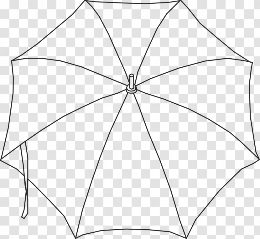 White Symmetry Structure Line Art Pattern - Area - The Top Of Umbrella Transparent PNG
