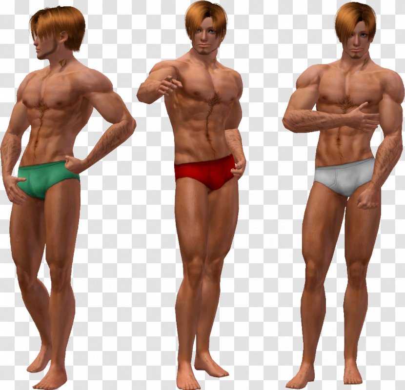 The Sims 3 4 Swim Briefs Underpants - Silhouette - Tree Transparent PNG
