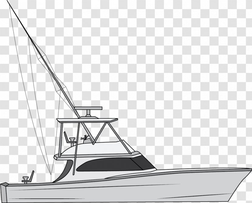 Fishing Vessel Boat Drawing Clip Art - Vehicle Transparent PNG