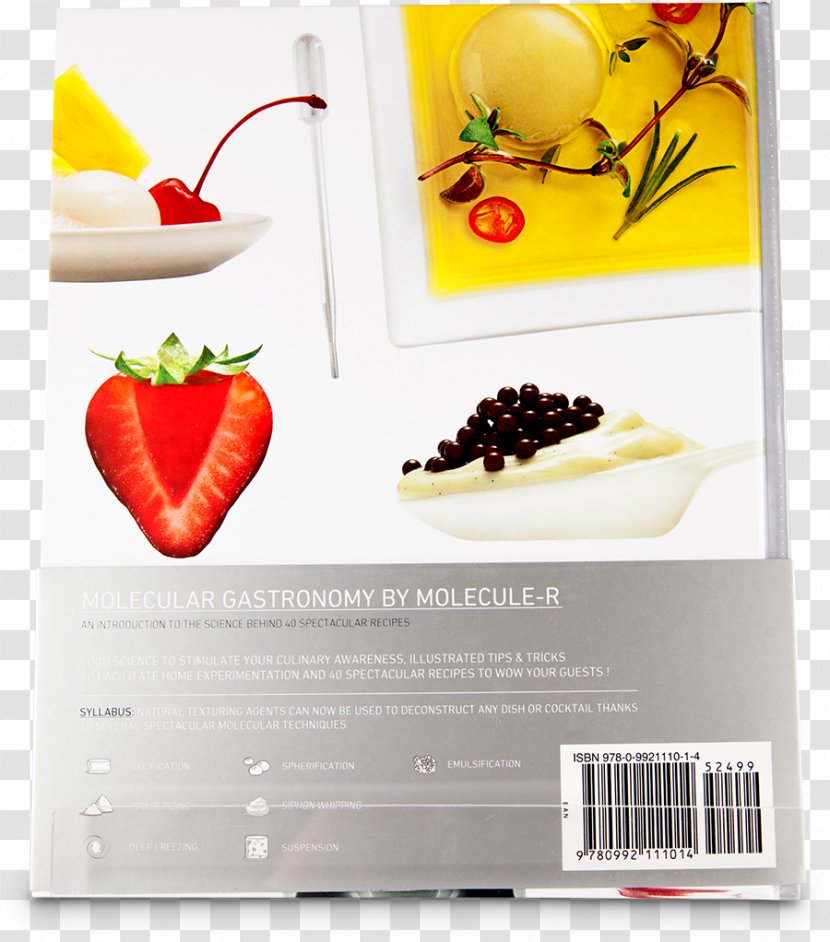 Molecular Gastronomy By Molecule-R: An Introduction To The Science Behind 40 Spectacular Recipes Cuisine Cocktail - Physics Cover Book Transparent PNG