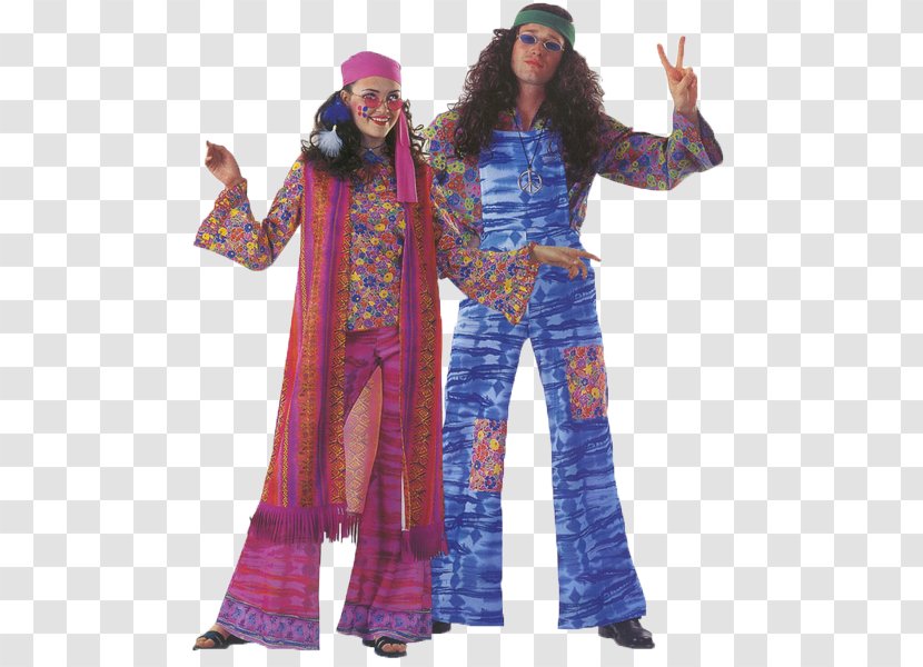 Costume Woodstock 1960s Clothing Woman - Adult - Hippies Transparent PNG