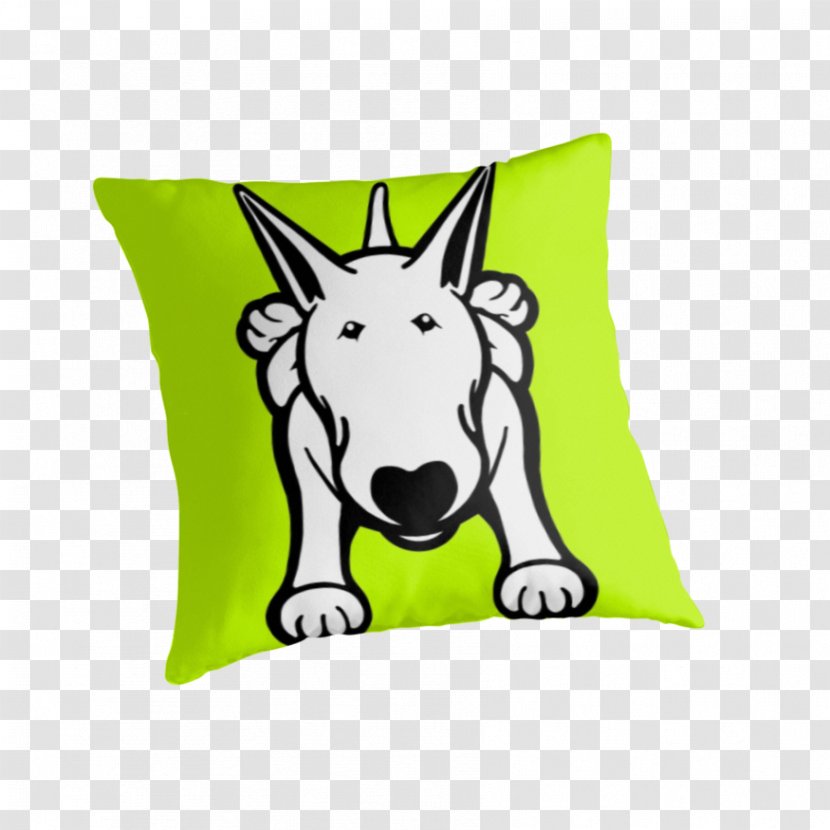 Dog Throw Pillows Cushion Illustration - Green - English Bully Transparent PNG