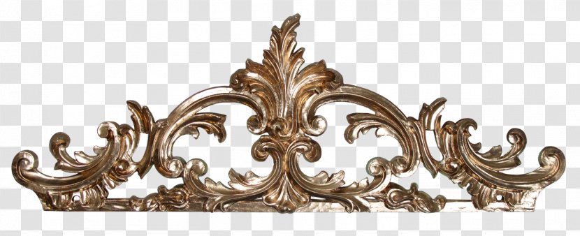 Crown Molding Furniture Wood Decorative Arts - Golden Pattern Transparent PNG
