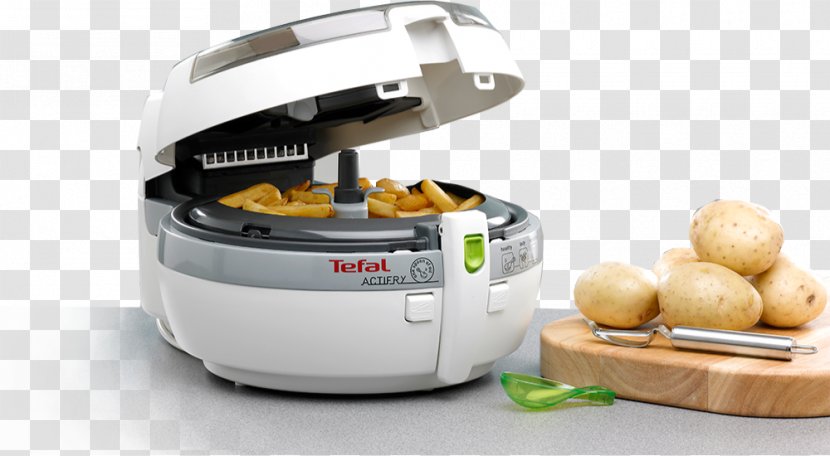 Deep Fryers Tefal ActiFry FZ3010 ESSENTIAL - Actifry Family - Hot Air Fryer1400 WWhite/grey AL806040 ActifryWhite1KG FryerChicken Tikka Masala Transparent PNG