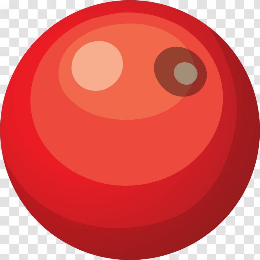 Circle - Red - Hand Painted Ball Transparent PNG