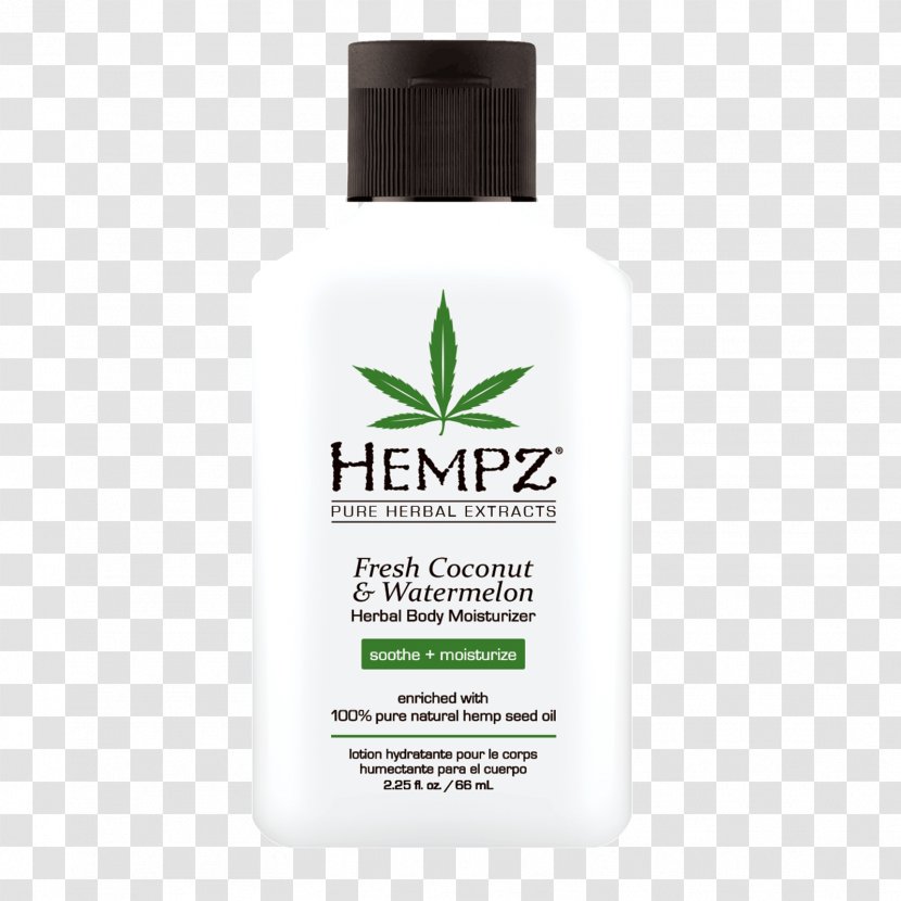 Hempz Original Herbal Body Moisturizer Lotion Oil Honeydew - Honey - Fresh Coconut Transparent PNG
