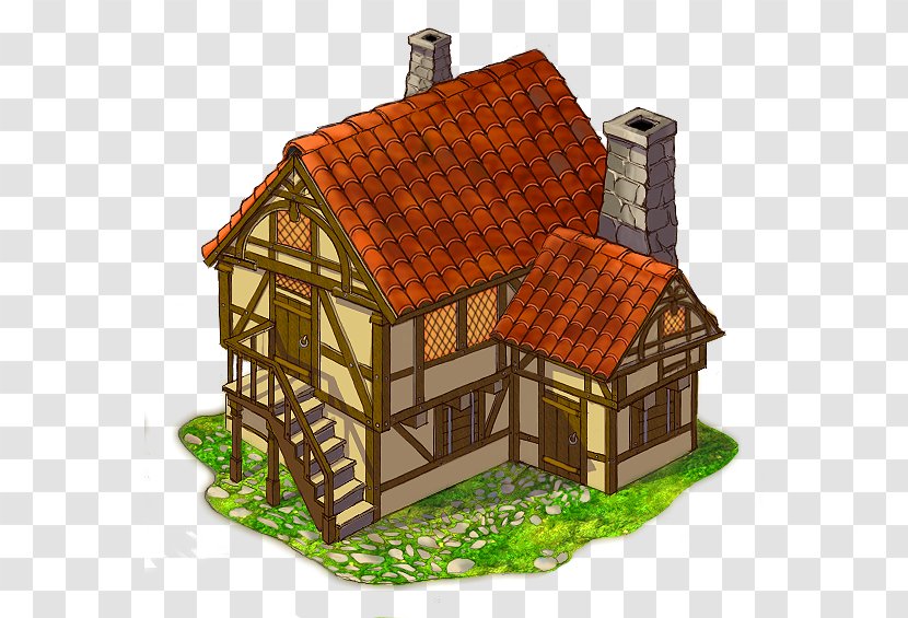 Shed House Facade Hut Roof - Cottage - 2d Game Transparent PNG