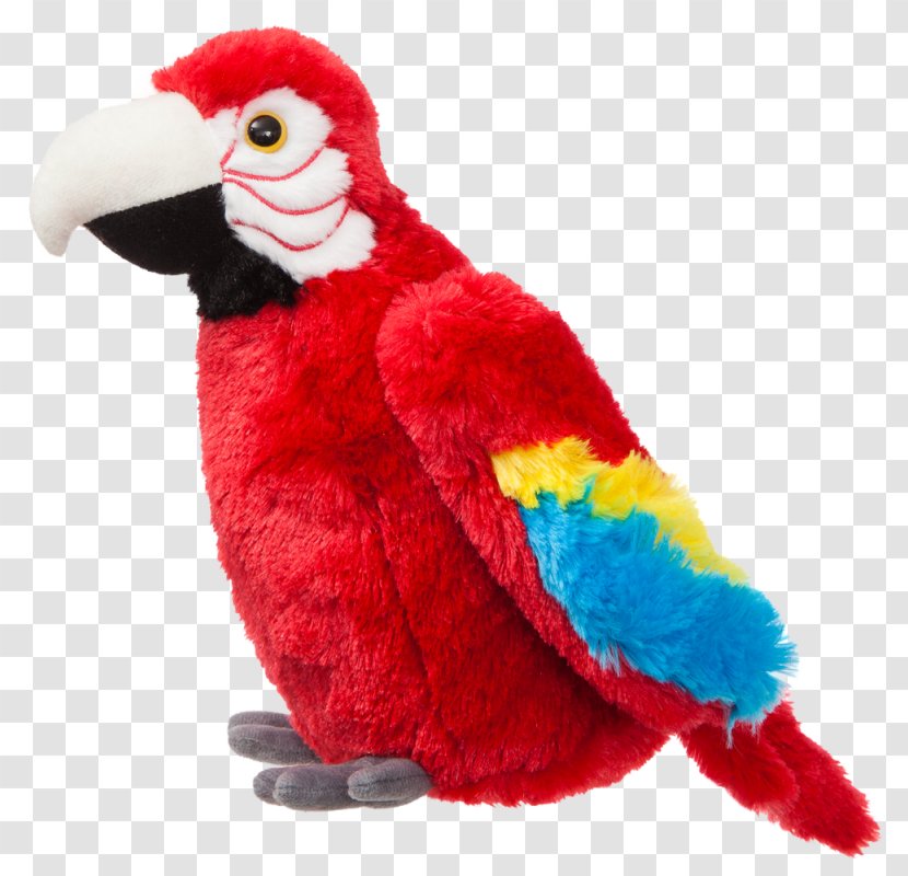 Parrot Stuffed Animals & Cuddly Toys Scarlet Macaw - Cartoon - Alpaca Plush Transparent PNG