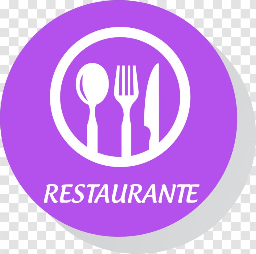 Logo Brand Restaurant Font - Violet Transparent PNG