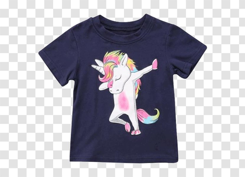 T-shirt Sleeve Top Dab - Raglan - Unicorn Dance Transparent PNG