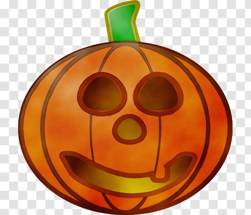 Cartoon Halloween Pumpkin - Calabaza - Symbol Smiley Transparent PNG