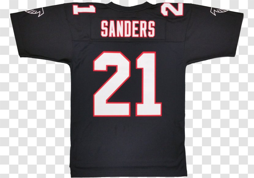 Atlanta Falcons NFL San Francisco 49ers Jersey Throwback Uniform - Deion Sanders Transparent PNG