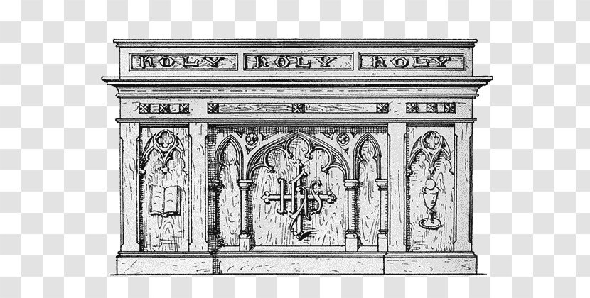 Ancient Rome History Triumphal Arch Facade Stone Carving - Altar In The Catholic Church Transparent PNG