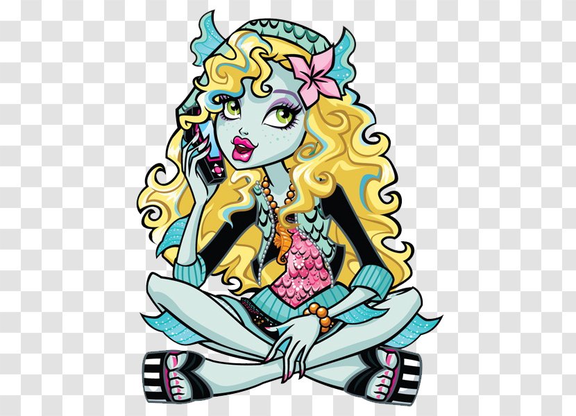 Monster High Draculaura Doll Lagoona Blue - Ghoul Transparent PNG