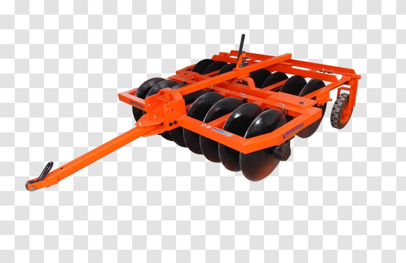 Disc Harrow Agricultural Machinery Agriculture - Disk - Orange Transparent PNG