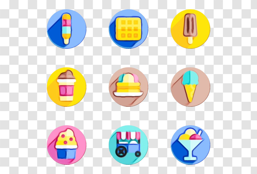 Yellow Icon Line Meter Transparent PNG