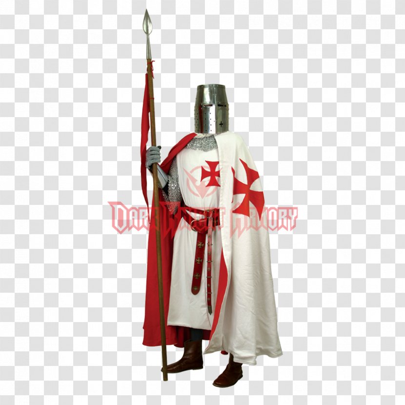 Crusades Middle Ages Surcoat Knights Templar Tunic - Knight Transparent PNG