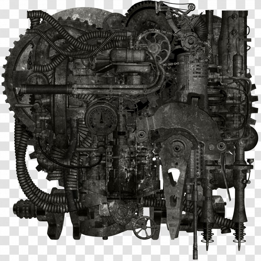 Industrial Revolution Steam Engine Steampunk - Diablo Machinery Transparent PNG