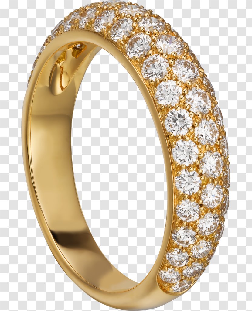 Ring Gold Carat Brilliant Diamond - Wedding Transparent PNG