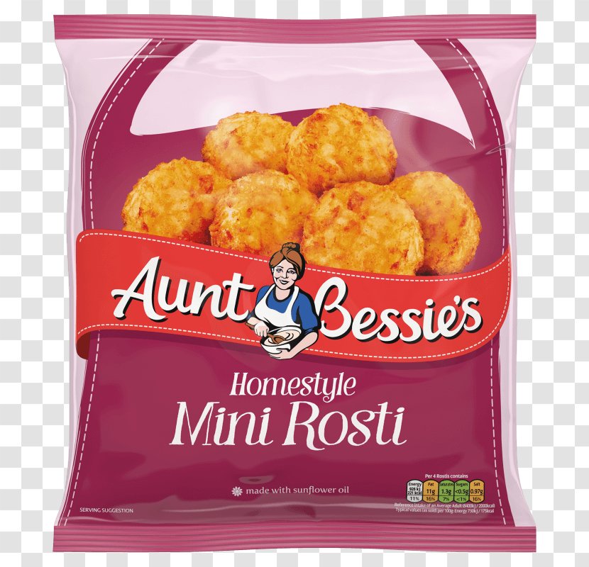 Chicken Nugget Mashed Potato Rösti Aunt Bessie's - Flavor Transparent PNG