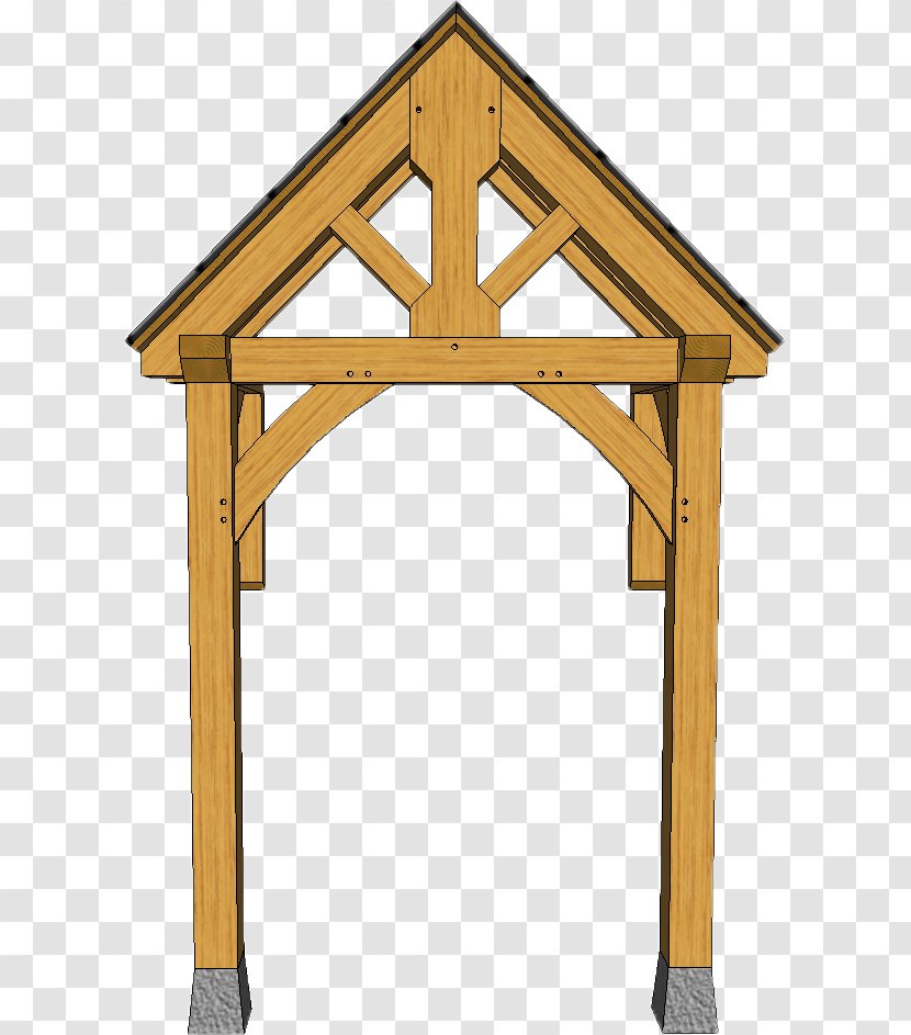 King Post Porch Queen Shed - Lumber - Design Transparent PNG