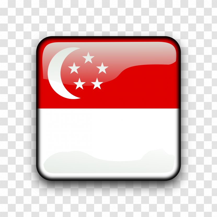 Flag Of Singapore Lion Head Symbol National Clip Art Transparent PNG