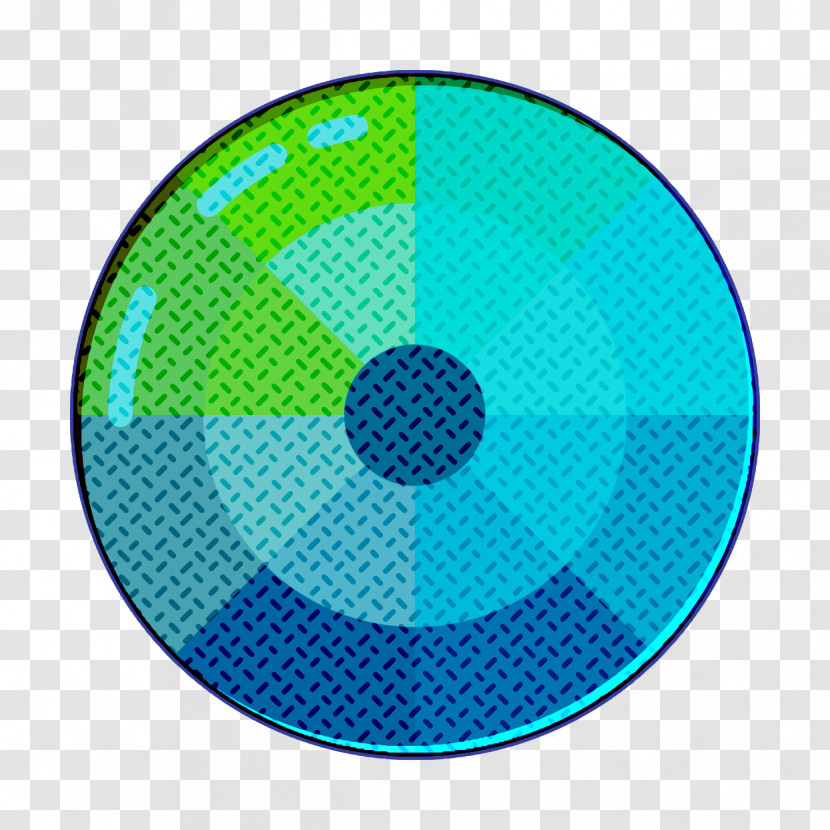 Aqua Turquoise Circle Pattern Electric Blue Transparent PNG