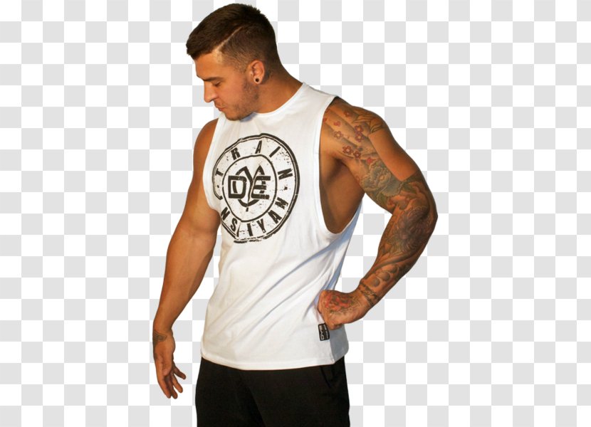 T-shirt Shoulder Sleeveless Shirt Outerwear - Neck Transparent PNG