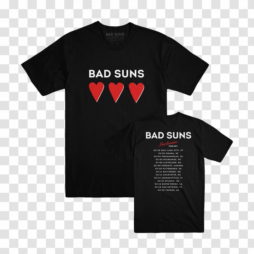 T-shirt Bad Suns Heartbreaker Clothing - Asoscom Transparent PNG