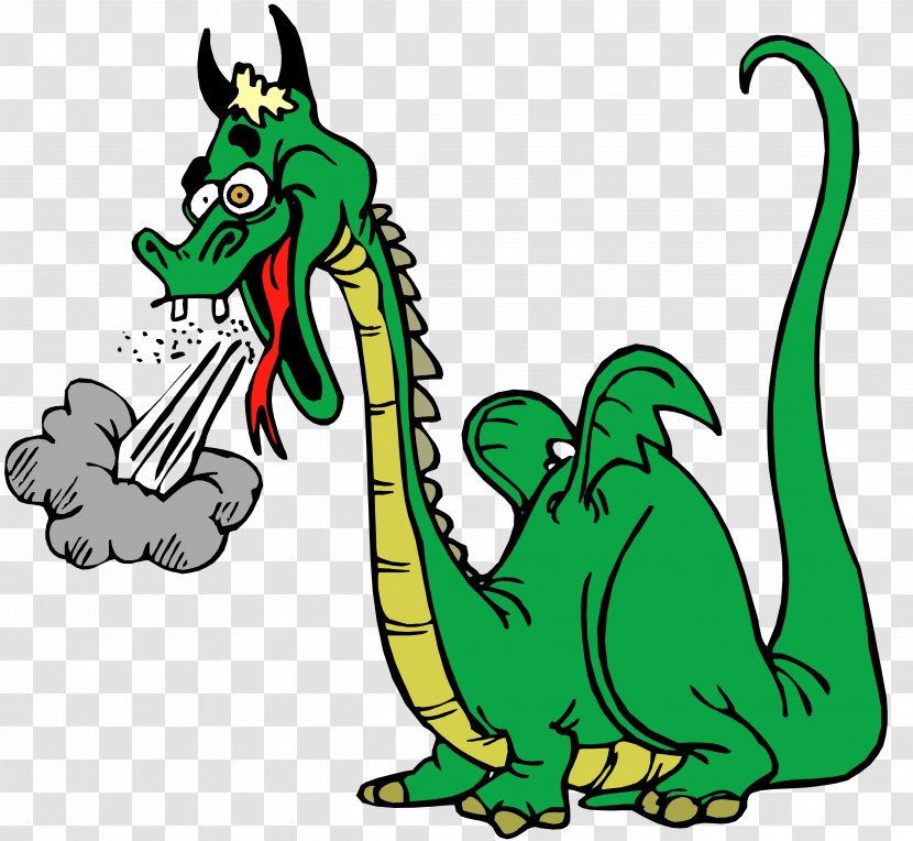 Cartoon Clip Art Humour Image Vector Graphics - Line - Dragon Transparent PNG