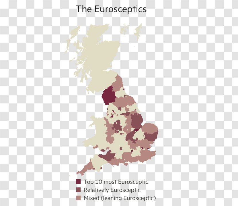 Results Of The United Kingdom European Union Membership Referendum, 2016 Brexit England Map - Art Transparent PNG