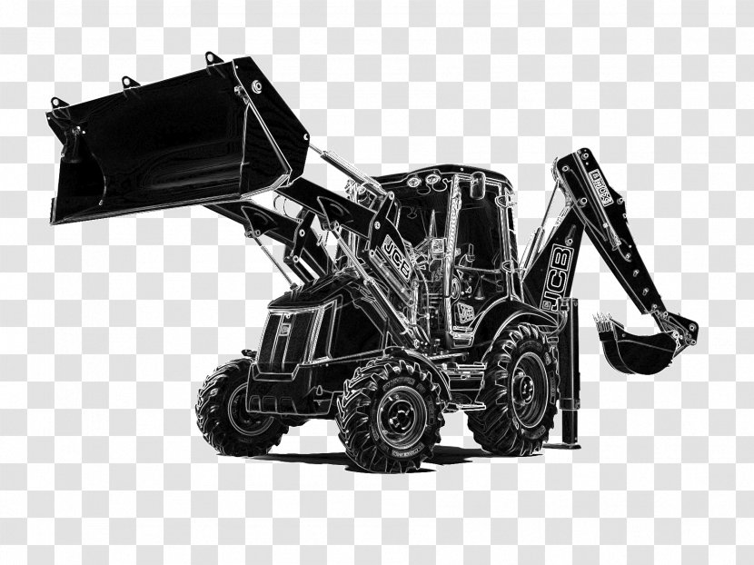 Backhoe Loader Excavator JCB Forklift Skid-steer - Architectural Engineering Transparent PNG