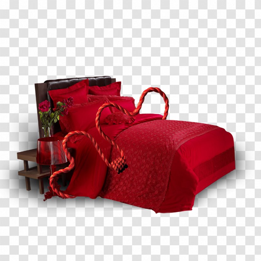 Red Bedding - Magenta - Blanket Transparent PNG