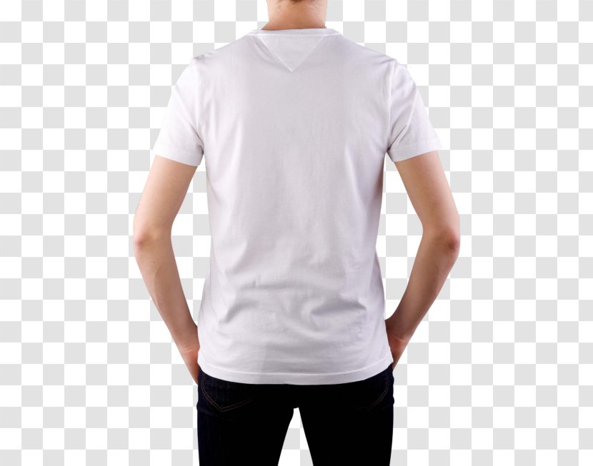 Long-sleeved T-shirt Neck Product - White - Two T Shirts Transparent PNG