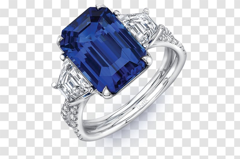 Sapphire Engagement Ring Gemstone Jewellery - Colored Stones Transparent PNG