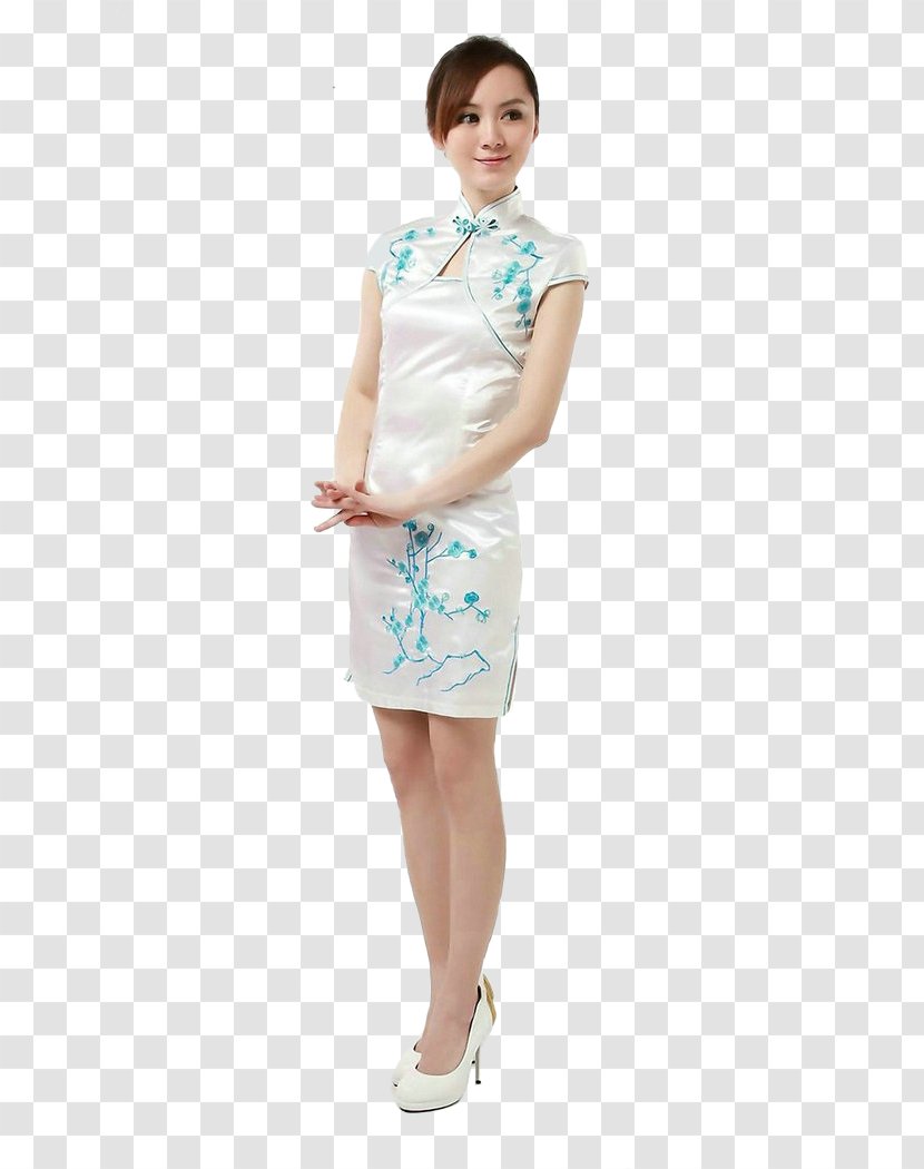 Dress Cheongsam Sleeve Shoulder Transparent PNG