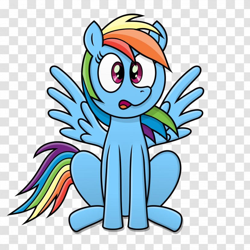 Clip Art Cartoon Animal Flower Legendary Creature - Organism - Rainbow Dash Avatar Transparent PNG