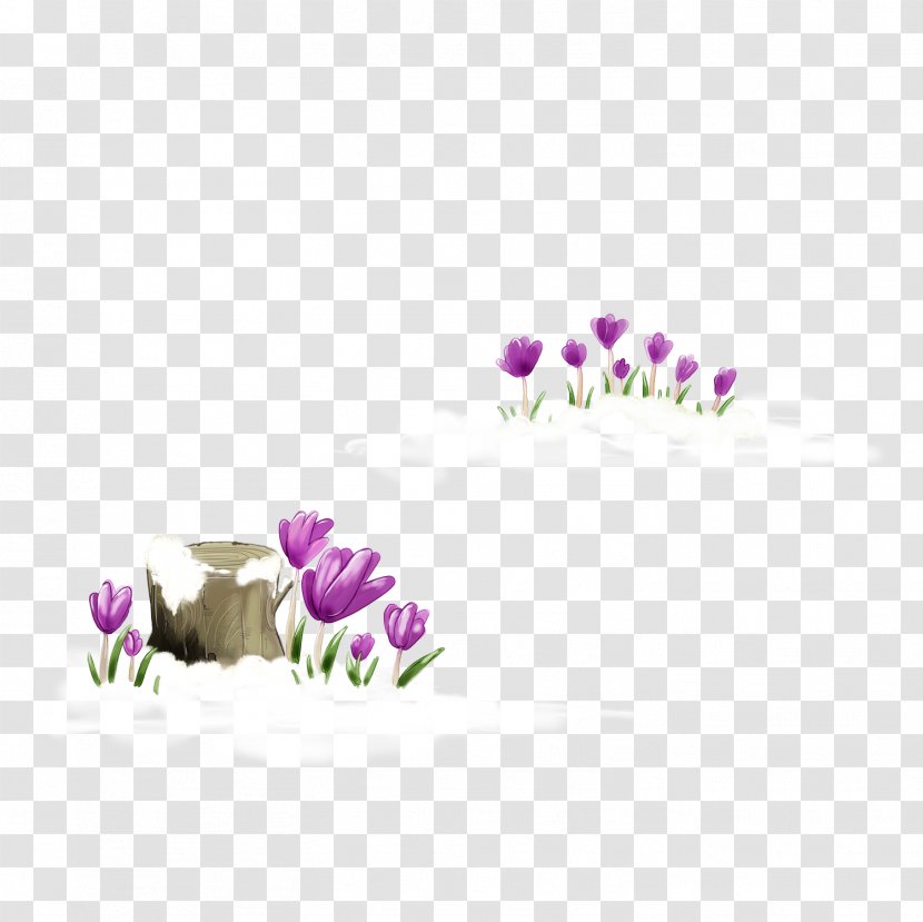 Flower Tulip - Violet Transparent PNG