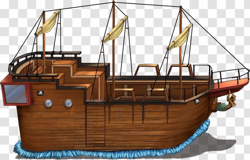 Ship Watercraft Piracy Float - Of The Line - Pirate Transparent PNG