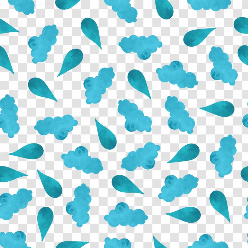 Blue Shading Poster - Point - Water Drops Background Transparent PNG
