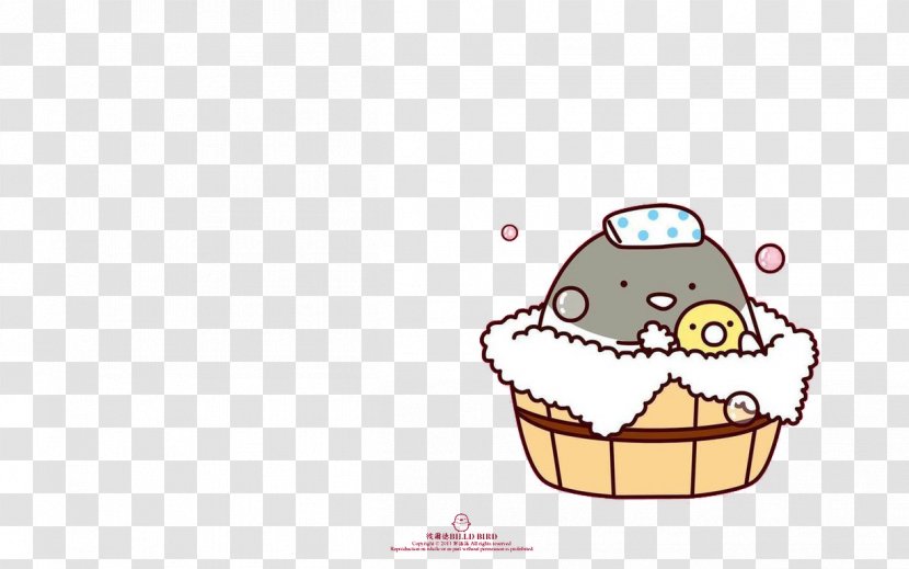 Cartoon Tencent QQ Hello Kitty Sticker Wallpaper - Pattern - Cheerful Bath Transparent PNG