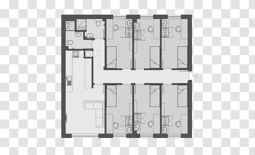 House Apartment Bedroom Single-family Detached Home Transparent PNG